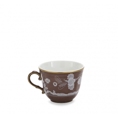 Чашка для эспрессо от Ginori коллекция Oriente Italiano цвет Castagna