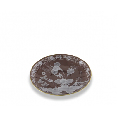 Блюдце для чая от Ginori коллекция Oriente Italiano цвет Castagna