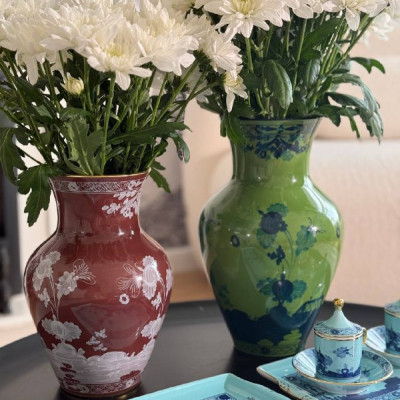 Ваза коричневая Oriente Italiano 25см от GINORI