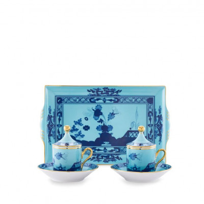 Кофейный набор эспрессо с подносом Oriente Italiano от GINORI