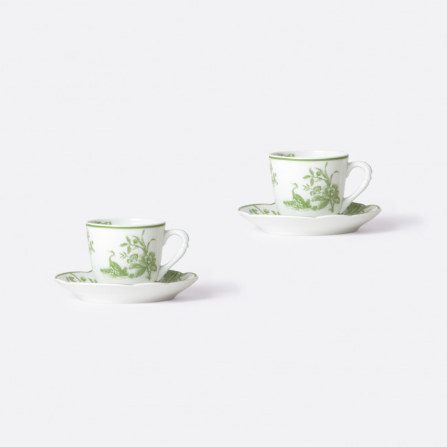 Чашка и блюдце для кофе мокко в подарочной коробке 2 унции от Bernardaud 2087-24329 Bernardaud 2087-24329
