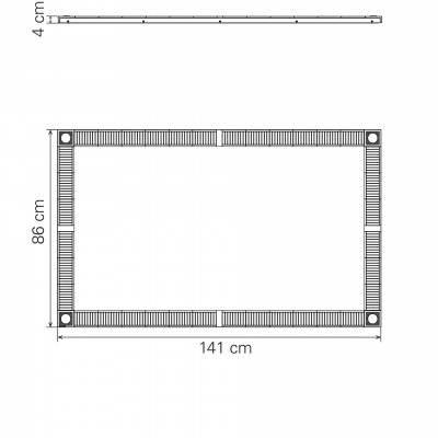 Dis Moi, Miroir... Spiegel 86X141 Baccarat