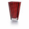 Ваза Прямоугольная Rectangular Red 30 см Eye Baccarat