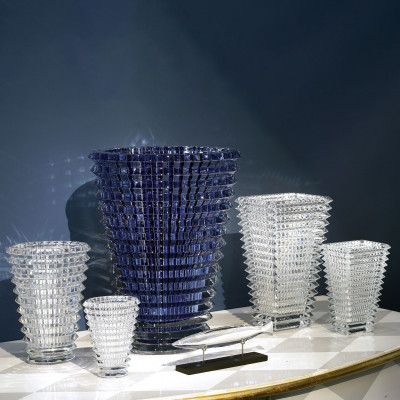 Ваза Прямоугольная Rectangular Blue 30 см Eye Baccarat Ваза Прямоугольная Rectangular Blue 30 см Eye Baccarat