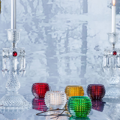 Набор из 2 подсвечников Votive Red Eye Baccarat 