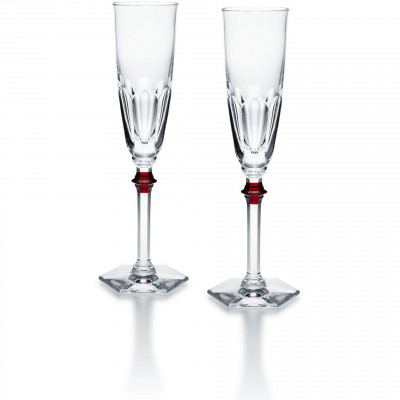 Бокалы для шампанского Eve Красный Harcourt Baccarat Бокалы для шампанского Eve Красный Harcourt Baccarat