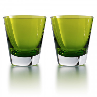 Mosaique Becher Moosgrün X2 Baccarat Mosaique Becher Moosgrün X2 Baccarat