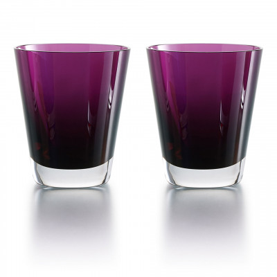 Mosaique Becher Violett X2 Baccarat Mosaique Becher Violett X2 Baccarat