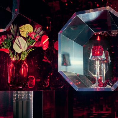 Octogone Ваза (Красный) 250 Baccarat