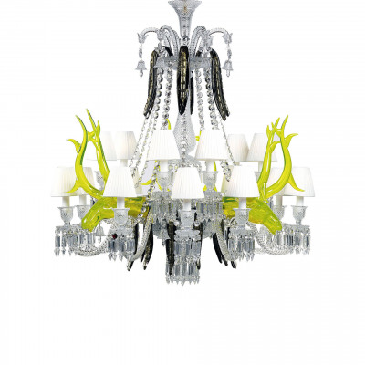 Zenith Sur La Lagune Люстра Cei 15L Hirsch Gelb Limitierte Edition 50 шт. Baccarat