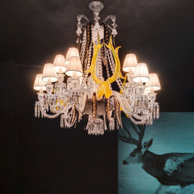 Zenith Sur La Lagune Люстра Jetro 15L Hirsch Gelb Limitierte Edition 50 шт. Baccarat
