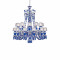 Люстра Zenith Faunacrystopolis Синий Baccarat