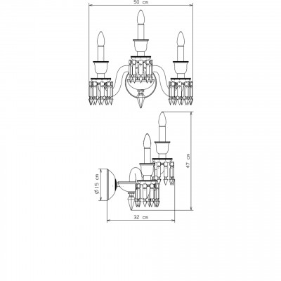 Zenith Noir Настенный Светильник Ul 03L Baccarat Zenith Noir Настенный Светильник Ul 03L Baccarat
