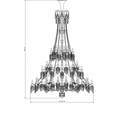 Zenith Люстра Ul 84L Charleston Baccarat Zenith Люстра Ul 84L Charleston Baccarat