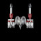 Zenith Настенный Светильник Ccc 02L Klar Und (Красный) Baccarat