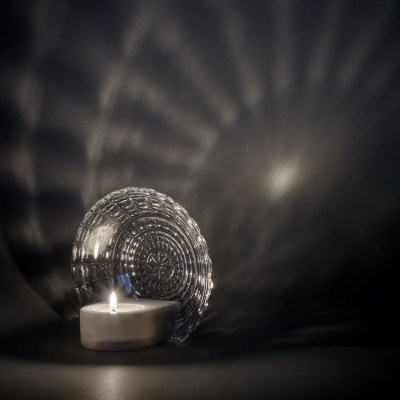 Хрустально-мраморный подсвечник Baccarat New Antique Aura Tischlicht 2815755