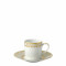 Чашка эспрессо с блюдцем 80мл от Soleil Levant Bernardaud