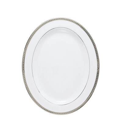 Блюдо овальное 38см серии Athena Platine Bernardaud Блюдо овальное 38см серии Athena Platine Bernardaud