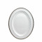 Блюдо овальное 33см серии Athena Platine Bernardaud