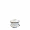 Чаша с блюдцем и с крышкой 100мл серии Athena Platine Bernardaud
