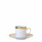 Чашка эспрессо с блюдцем 80мл от Athena Or Bernardaud