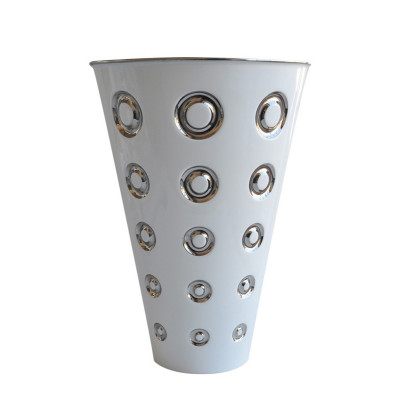 Ваза 37,5см от Panarea Silver (Лимитированная серия на 1000 пред.) Bernardaud