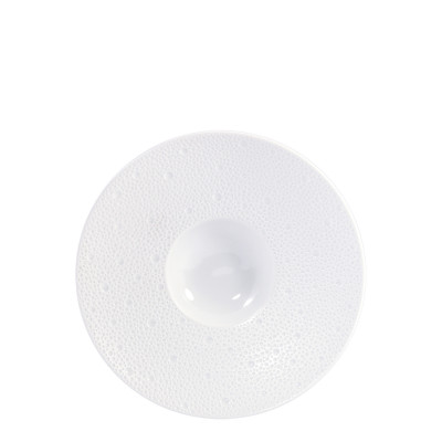 Тарелка гурман 23см от Ecume Blanc Bernardaud