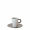 Чашка эспрессо с блюдцем  60мл серии Ecume Platine Bernardaud
