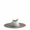 Тарелка для икры с крышкой от Ecume Platine Bernardaud