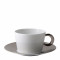 Чашка для завтрака с блюдцем 270мл серии Ecume Platine Bernardaud