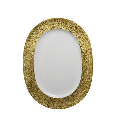 Блюдо овальное 35см от Ecume Or Bernardaud Блюдо овальное 35см от Ecume Or Bernardaud