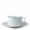 Чашка для завтрака с блюдцем 250мл серии Cristal Bernardaud