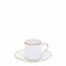 Чашка эспрессо с блюдцем 80мл от Palmyre Bernardaud