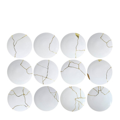 Тарелка главная 27см, 12шт. от Kintsugi - Sarkis Bernardaud Тарелка главная 27см, 12шт. от Kintsugi - Sarkis Bernardaud