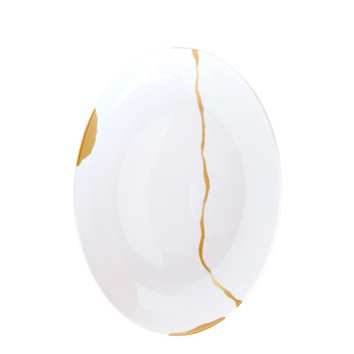 Блюдо овальное 39х28см серии Kintsugi - Sarkis Bernardaud Блюдо овальное 39х28см серии Kintsugi - Sarkis Bernardaud