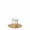 Чашка эспрессо без ручки с блюдцем 70мл, 2шт. от Venise Bernardaud