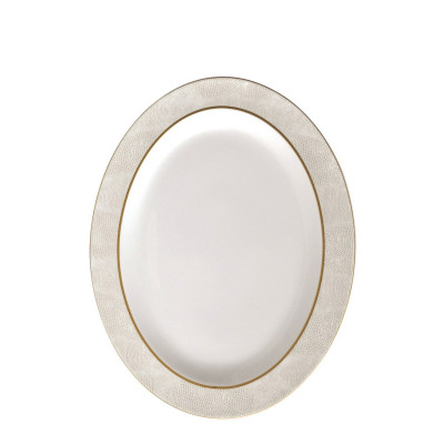 Блюдо овальное 33см серии Sauvage Or Bernardaud Блюдо овальное 33см серии Sauvage Or Bernardaud