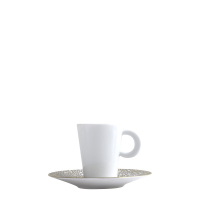 Чашка эспрессо с блюдцем  60мл серии Ecume Mordore Bernardaud Чашка эспрессо с блюдцем  60мл серии Ecume Mordore Bernardaud