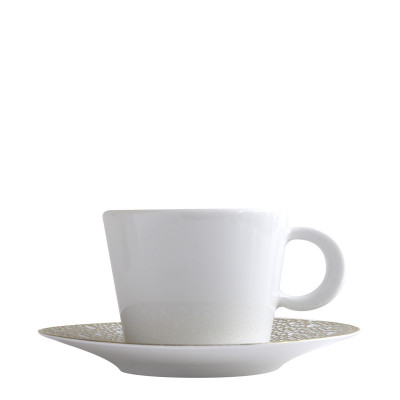 Чашка чайная с блюдцем 170мл серии Ecume Mordore Bernardaud Чашка чайная с блюдцем 170мл серии Ecume Mordore Bernardaud