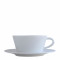 Чашка чайная с блюдцем 200мл от Saphir Bleu Bernardaud