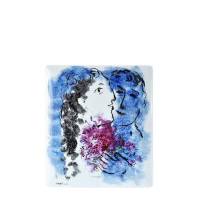 Чаша прямоугольная 22х19,5см от Les Bouquets de Fleurs - Marc Chagall Bernardaud Чаша прямоугольная 22х19,5см от Les Bouquets de Fleurs - Marc Chagall Bernardaud