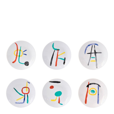 Тарелка десертная 14см, 6шт. серии A Toute Epreuve - Joan Miro Bernardaud Тарелка десертная 14см, 6шт. серии A Toute Epreuve - Joan Miro Bernardaud