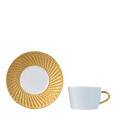 Чашка чайная с блюдцем 150мл от Twist Or Bernardaud