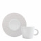 Чашка чайная с блюдцем 170мл серии Ecume Pearl Bernardaud