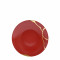 Тарелка закусочная 21см серии Kintsugi - Sarkis Rouge Empereur Bernardaud
