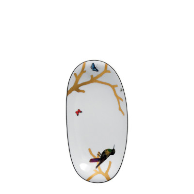 Блюдо для гарнира 23x12см серии Aux Oiseaux Bernardaud Блюдо для гарнира 23x12см серии Aux Oiseaux Bernardaud