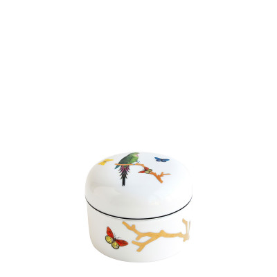 Шкатулка с крышкой 8,5см серии Aux Oiseaux Bernardaud Шкатулка с крышкой 8,5см серии Aux Oiseaux Bernardaud