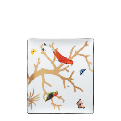 Чаша прямоугольная 22x19,5см от Aux Oiseaux Bernardaud Чаша прямоугольная 22x19,5см от Aux Oiseaux Bernardaud