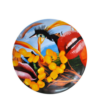 Тарелка подстановочная 31см серии Jeff Koons Collection Lips (Лимитированная серия на 2500 пред.) Bernardaud
