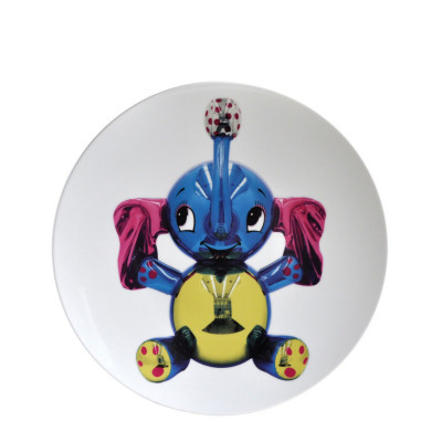 Тарелка подстановочная 31см серии Jeff Koons Collection Elephant (Лимитированная серия на 2500 пред.) Bernardaud